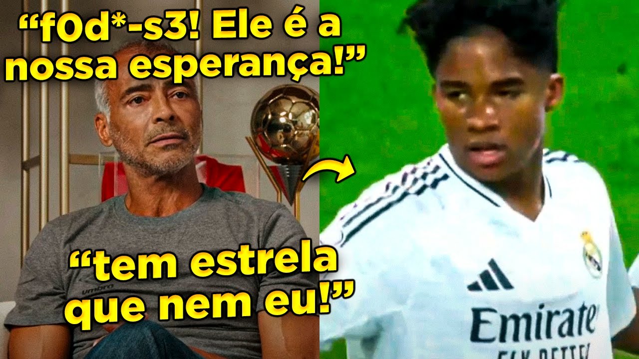 🚨ENDRICK PRECISA DE OPORTUNIDADES! ROMÁRIO REVELA PREFERÊNCIA SOBRE FUTURO DA SELEÇÃO BRASILEIRA!!