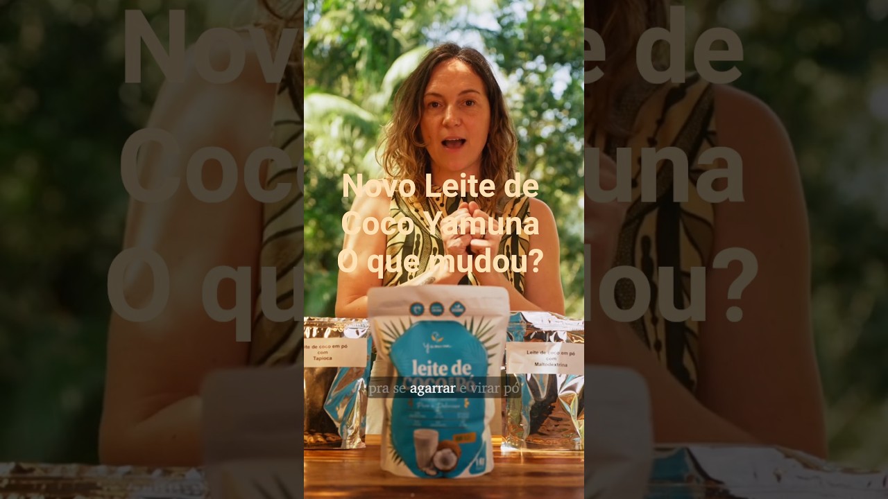 Vídeo de Leite de Coco em Pó Zero Açúcar - 200g