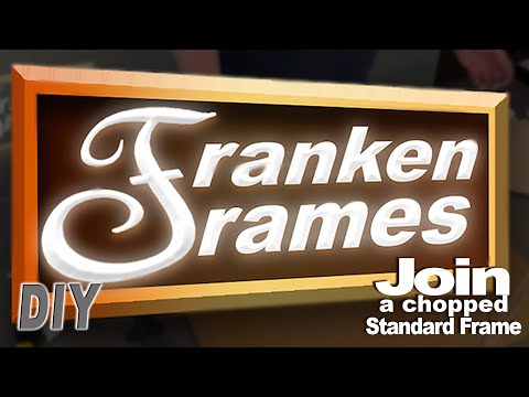 How to join a chopped standard frame