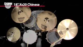 Video thumbnail for SABIAN 18" Xs20 Chinese by SABIAN Cymbals