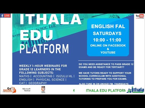 Ithala Edu Platform - Grade 12 English FAL - Short Story:Transforming Moments