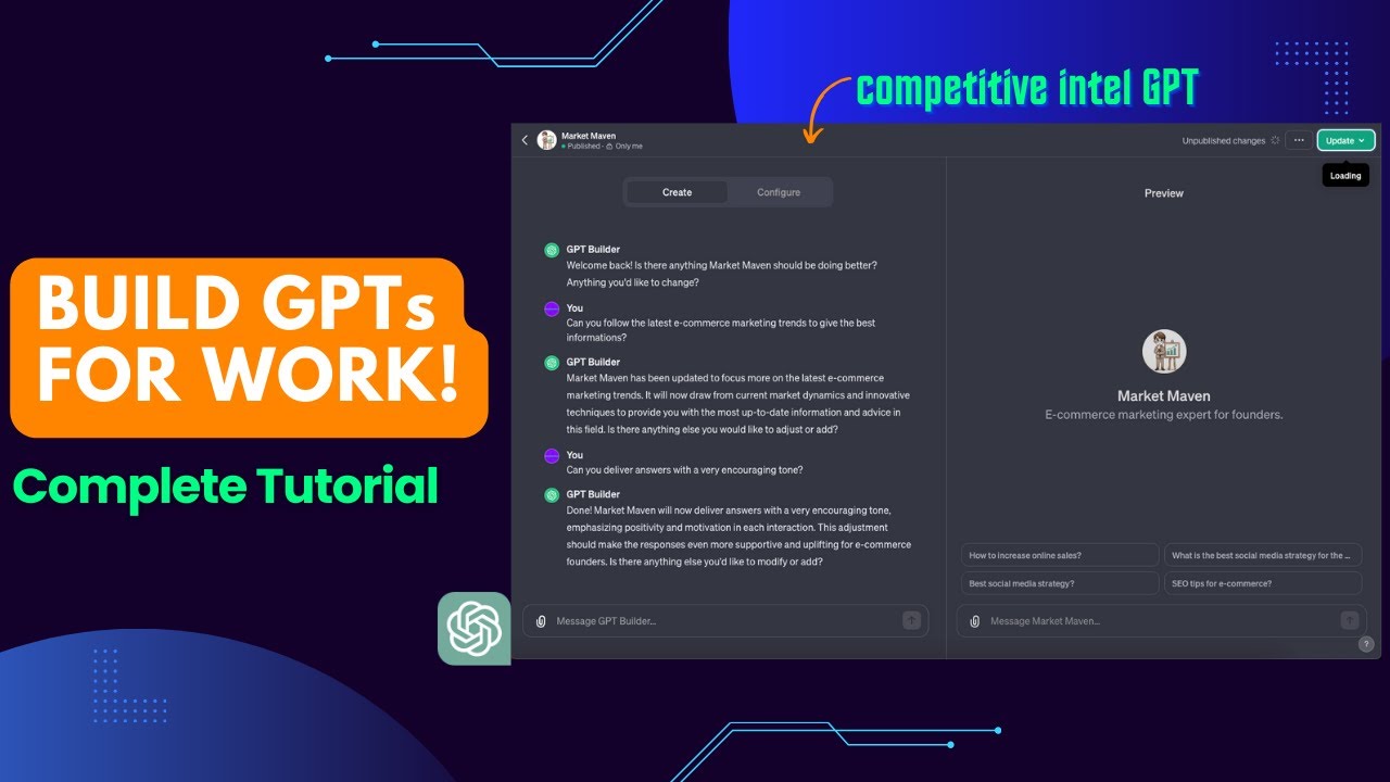 How to Build a GPT For Work (Complete Tutorial)