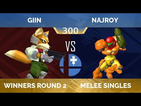 RogaSmash 300: SSBM – Winners R2 — Giin Fox vs Najroy Samus