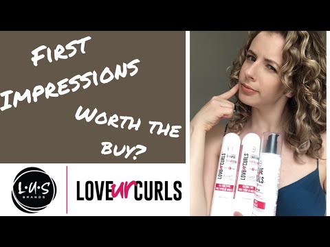 LUS BRANDS 3-STEP CURLY SYSTEM: WORTH THE HYPE? First Impressions, Styling Tutorial & Product Review