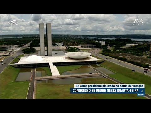 Congresso decide na quarta se mantém ou derruba vetos: pauta tem 33 itens