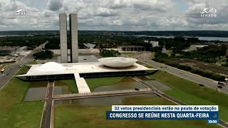 Congresso decide na quarta se mantém ou derruba vetos: pauta tem 32 itens