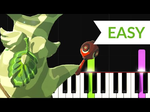 Korok Forest - The Legend of Zelda: Breath of the Wild (EASY Piano Tutorial)