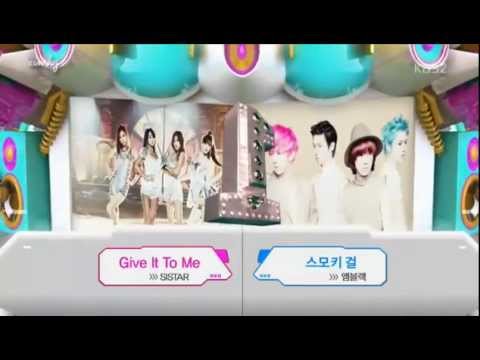 130628 Today No 1 Nominee Sistar vs MBLAQ