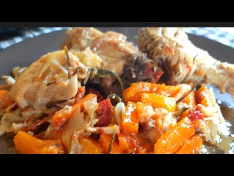 POLLO con VERDURE in PADELLA  //ricetta facile e veloce//