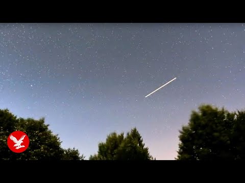 Perseid meteor shower: Shooting stars streak across the night sky