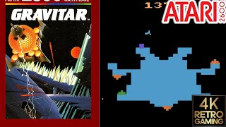 Gravitar Atari 2600 4k Gameplay
