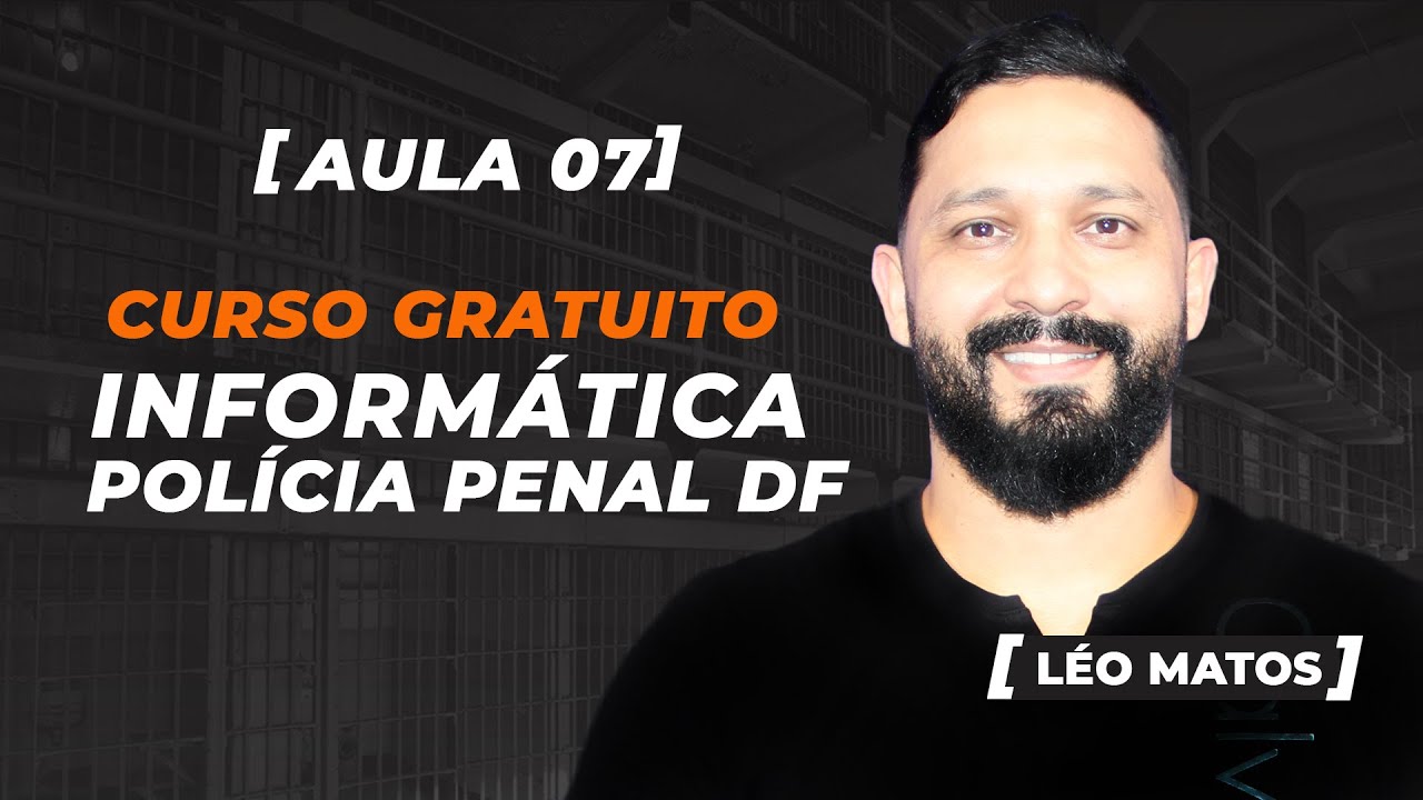 Informática para Polícia Penal do DF (Utilização e configuração de e-mail no Microsoft Outlook)