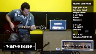 Video thumbnail for ValveTone 'Master Jim Mk3' Amp Demo by ValveToneAmps