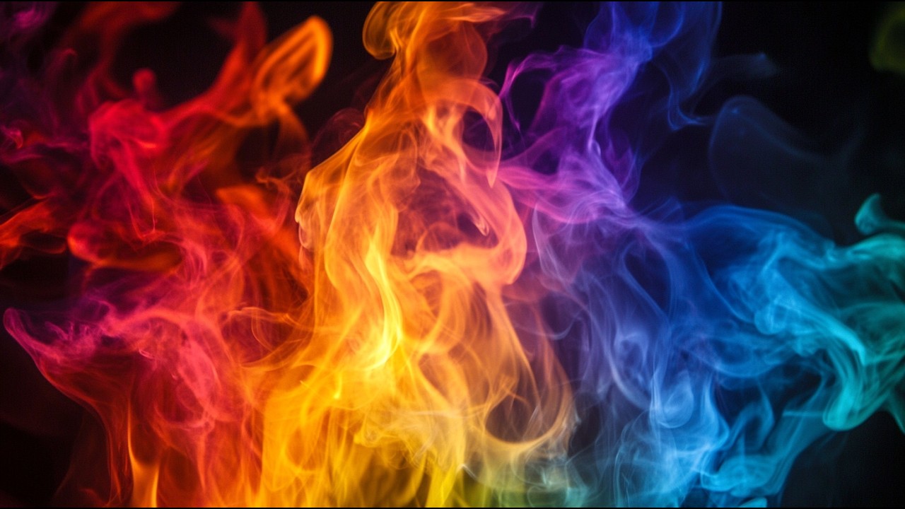 Rainbow Flame 🌈 1Hz 111Hz 1111Hz • Attract Miracles & Blessings • Energy Cleanse