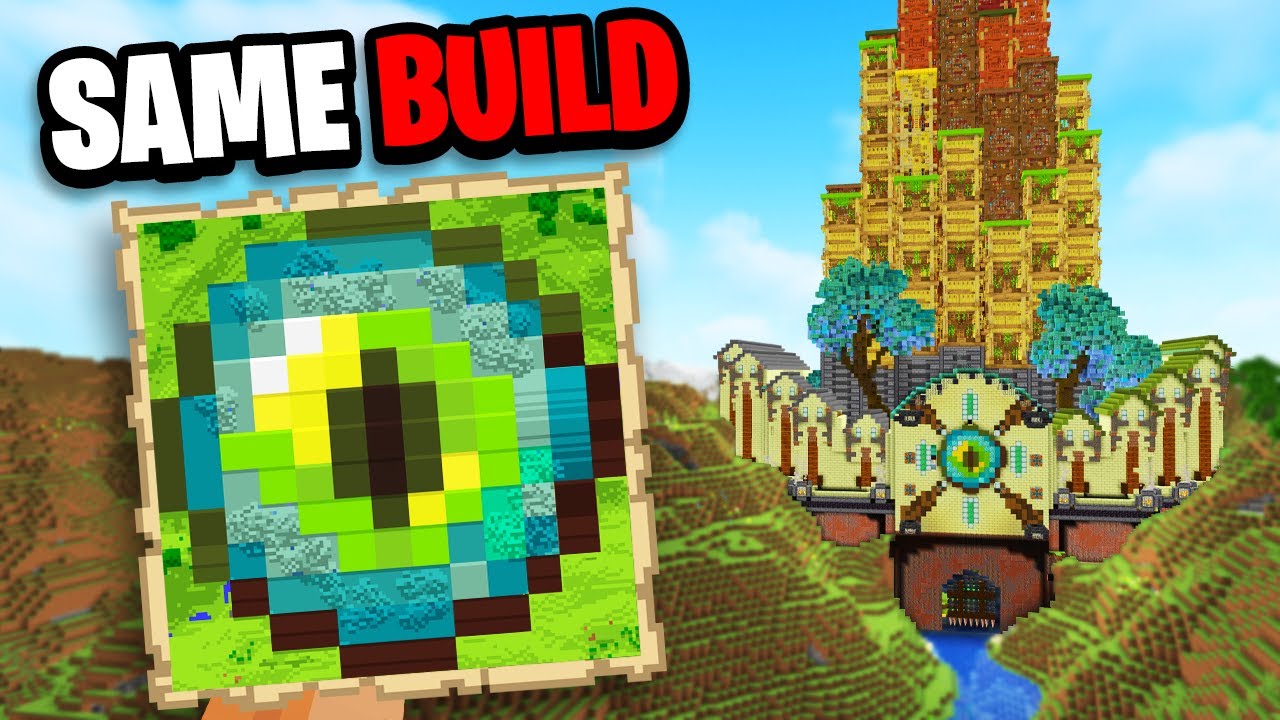 I Built Minecraft's FIRST Map Art City