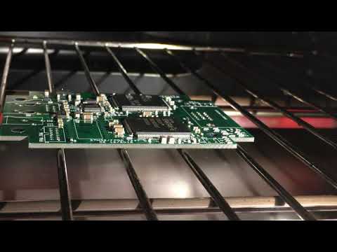 Toaster oven reflow test