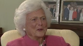 Barbara Bush: I love Bill Clinton