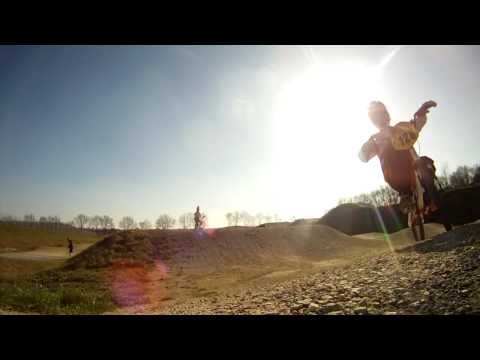 Marin v.d. Heide & Niek Kimmann ride Papendal SX track