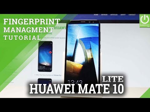 How to Add Fingerprint in HUAWEI Mate 10 Lite |HardReset.info