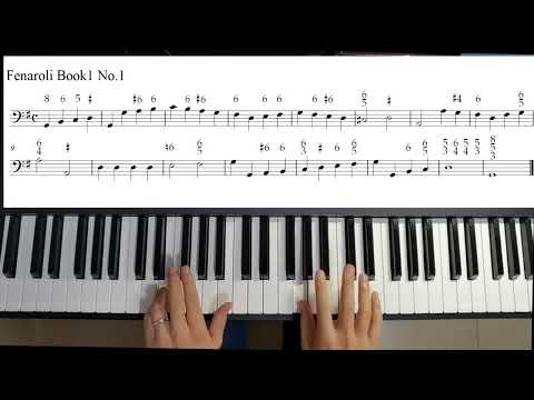 Fenaroli partimento Book1 No.1, a realization