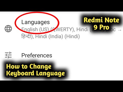 How to Change Keyboard Language in Redmi Note 9 Pro