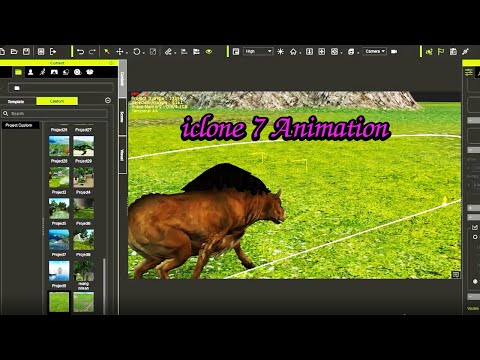 - Moving to what we want and turning left, turning right - iclone Animation 3d -