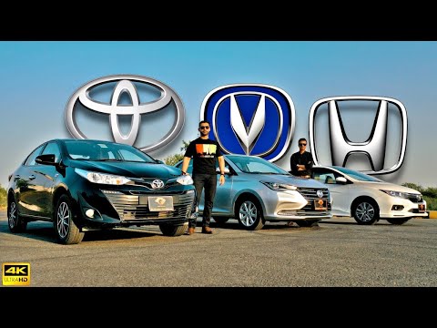 Toyota Yaris Ativ X, Changan Alsvin, Honda City Aspire 1.5