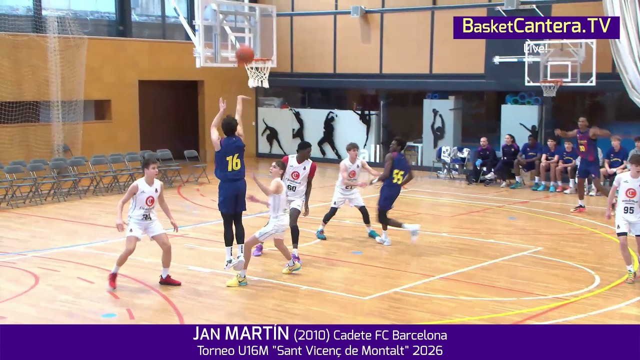 JAN MARTÍN (2010). Cadete FC Barcelona.- Torneo U16M 