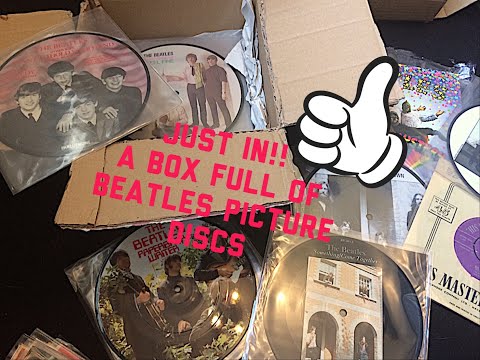 BEATLES PICTURE DISCS JUST IN!! PLUS LOADS OF OTHER COLLECTABLE VINYL RECORDS IN THIS VIDEO..