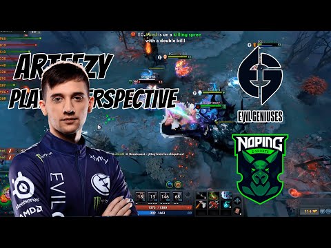 Arteezy [Terrorblade] PLAYER PERSPECTIVE | EVIL GENIUSES VS NoPing e-sports - GAME3 #WePlay Animajor