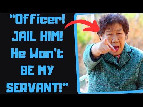 r/EntitledPeople - Karen Grandma Calls Cops When I Won't BE HER "SLAVE!"