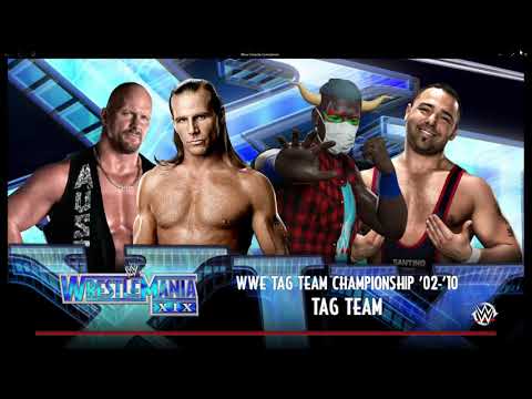 WWE 2k16 xbox one, showcase, objetivos especiales 8, I´m the tag tem champions!!!