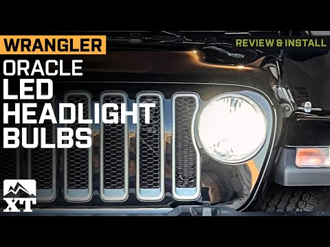 Jeep Wrangler Oracle LED Headlight Bulbs Review & Install