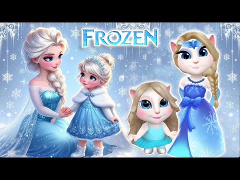 My talking Angela 2 | Frozen | Mothersday - Elsa  | cosplay