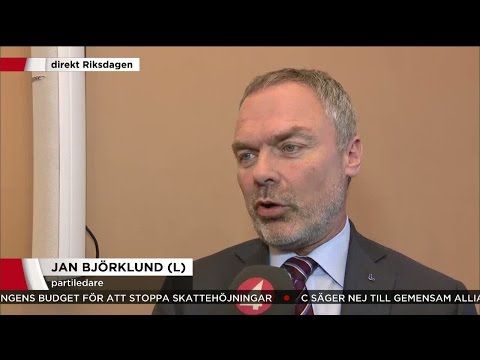 Jan Björklund (L): "Vore olyckligt att bryta upp budgetordningen" - Nyheterna (TV4)