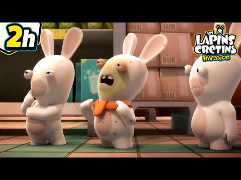 Oh Non, les Lapins sont malades ! | Les Lapins Crétins Invasion🐰 | Nouvelle compilation 2H | HD
