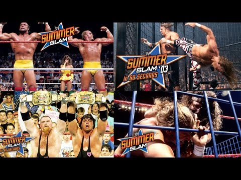 32 Years of SummerSlam Posters