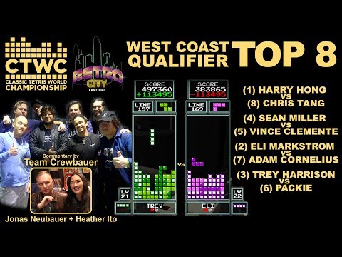 West Coast Classic Tetris Qualifier Top 8