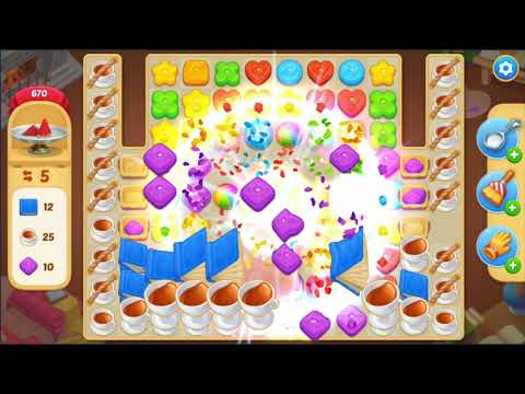Matchington Mansion - Super Hard Level 670 | MICRO GAMEPLAY