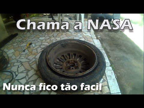 Pneu com vazamento nunca mais, não pago mais borracheiro, aprenda a descolar o pneu da borda fácil