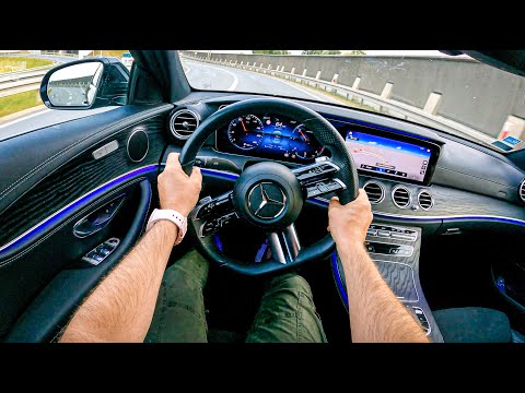 Mercedes-Benz E-Class W213 [2.0 220d 194 HP] | POV Test Drive #879 Joe Black
