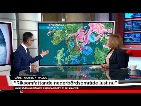 Meteorologen om väglag framöver - Nyheterna (TV4)