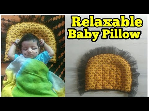 How to measurement | Cutting and Stitching New Born Baby pillow  | baby pillow with jalar | w2w Video