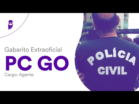 Gabarito Extraoficial PC GO – Agente
