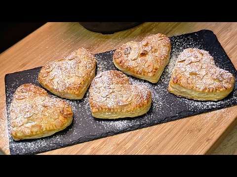 Hast du Blätterteig? Niemand glaubt, wie einfach dieser Trick ist! (So süß & herzlich! 🤎)