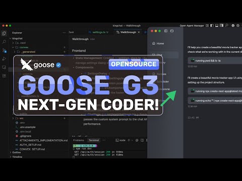 Goose's G3: RIP Claude Code! This Opensource AUTOCODING AI Agent CAN CODE for 3 HRS!