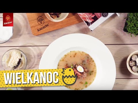 Świąteczny żurek z białymi kiełbaskami Sokołów Naturrino