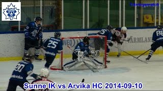 preview picture of video 'Sunne IK vs Arvika HC 2014-09-10'