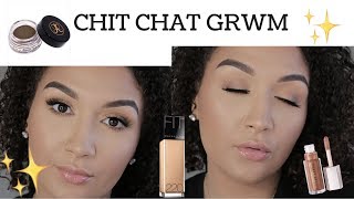Chit Chat GRWM (everyday makeup) : College, Bad Bunny, Tory Lanez &amp; more