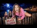 Sneaking Into A Closed Beach At Midnight Almost Caught